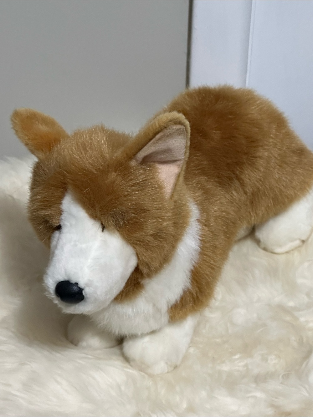 Douglas Louie Corgi plush toy stuffed animal dog room decor collector all ages